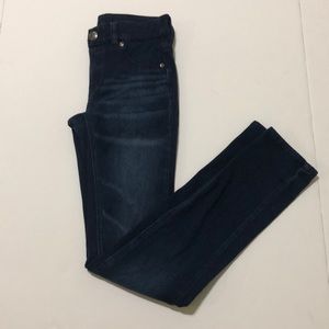 Justice Girls’ Dark Wash Skinny Jeans